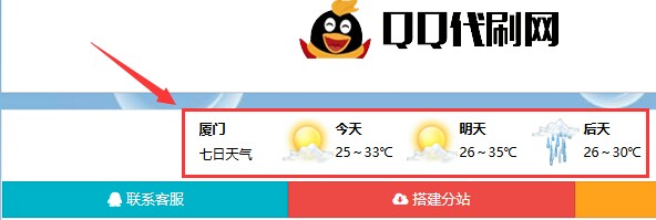 [教程]网站美化 4.天气预报
