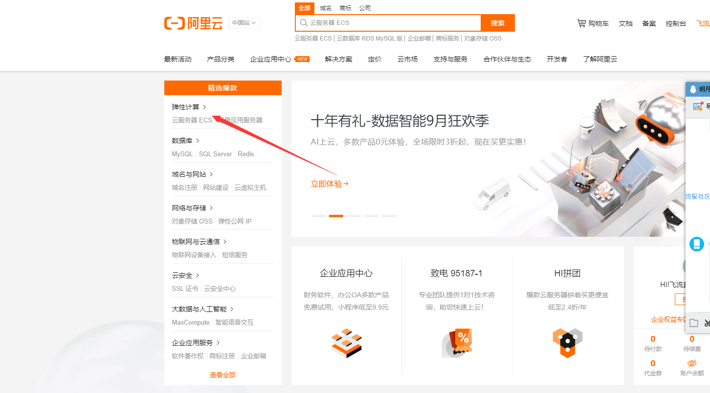 【技术分享】阿里云服务器的购买