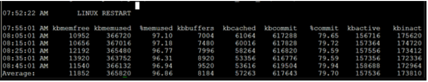 sar命令，linux中最为全面的性能分析工具之一