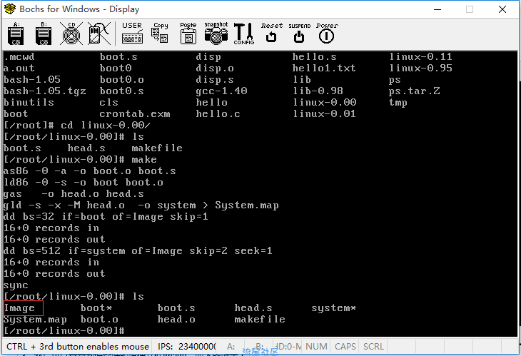 【HC】 模拟Linux0.12系统模拟Linux0.00