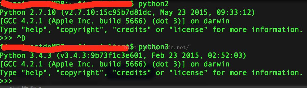 MAC上随时切换python版本