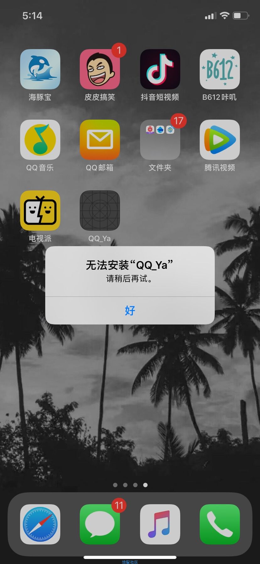 （悬赏）ios无法安装请稍后再试