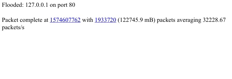 用php实现ddos发包