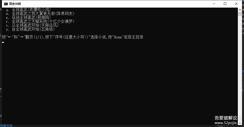  —摸鱼神器v1.0.6 小说阅读器=51.91kb