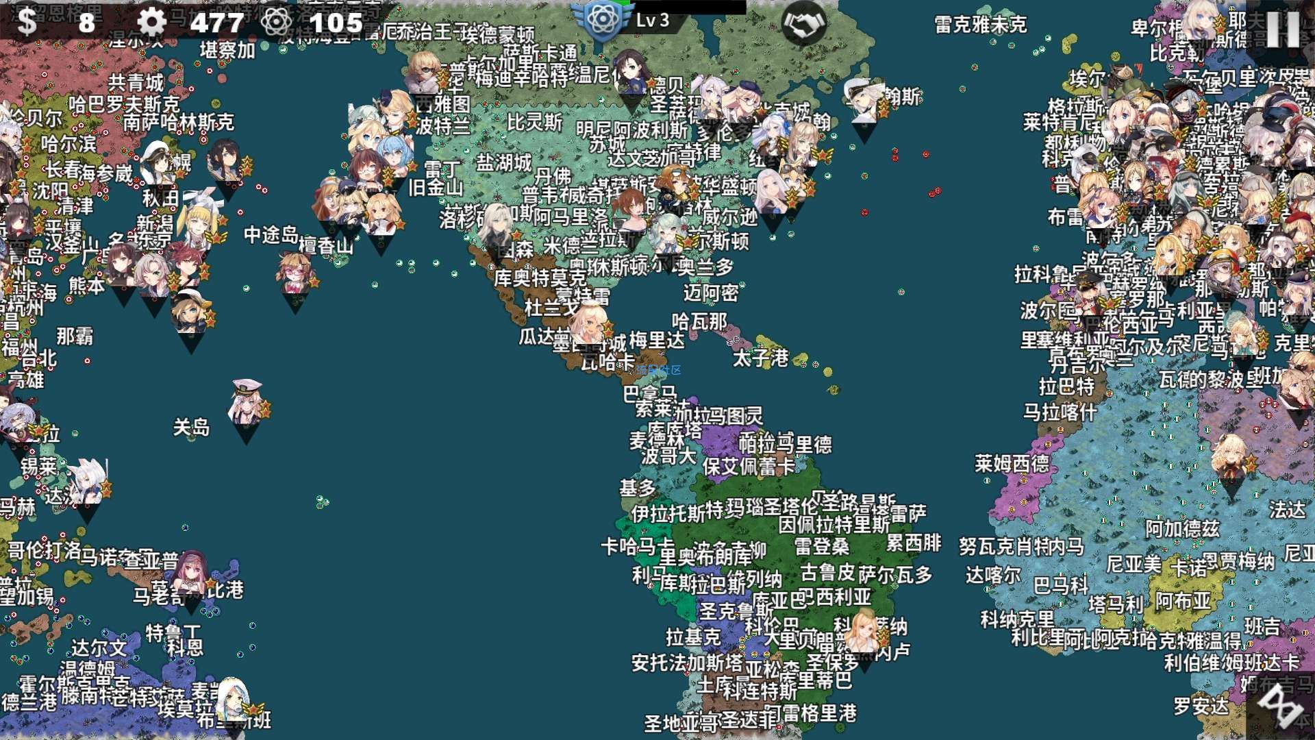 (游戏推荐)次元战争大地图