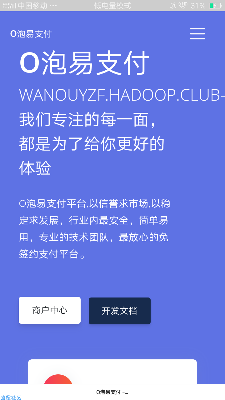 【源码】o泡易支付开源版优化之app
