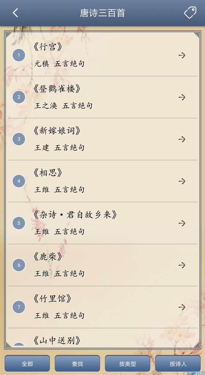 【分享】唐诗三百首—没准有你没读过的诗