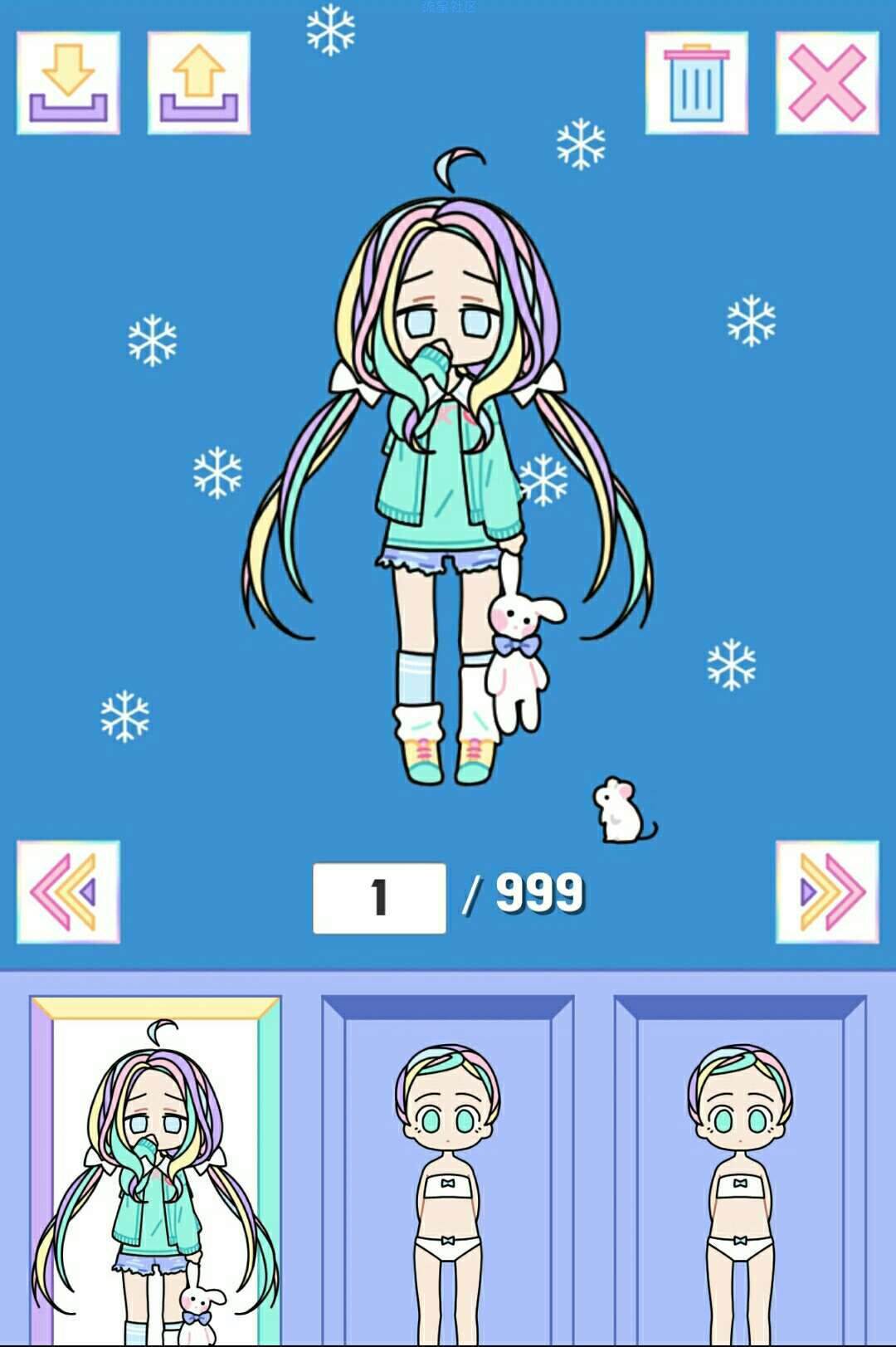  粉彩女孩