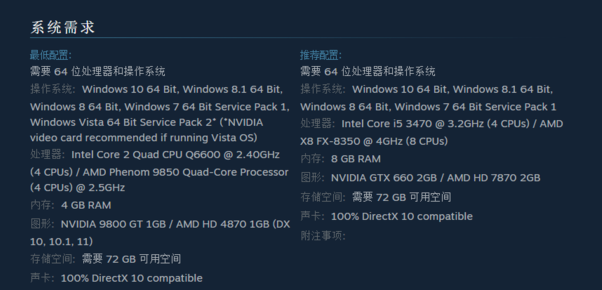  解答电脑安装gta5最低的配置要求