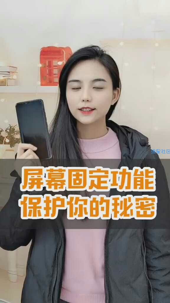 屏幕固定功能保护你的秘密