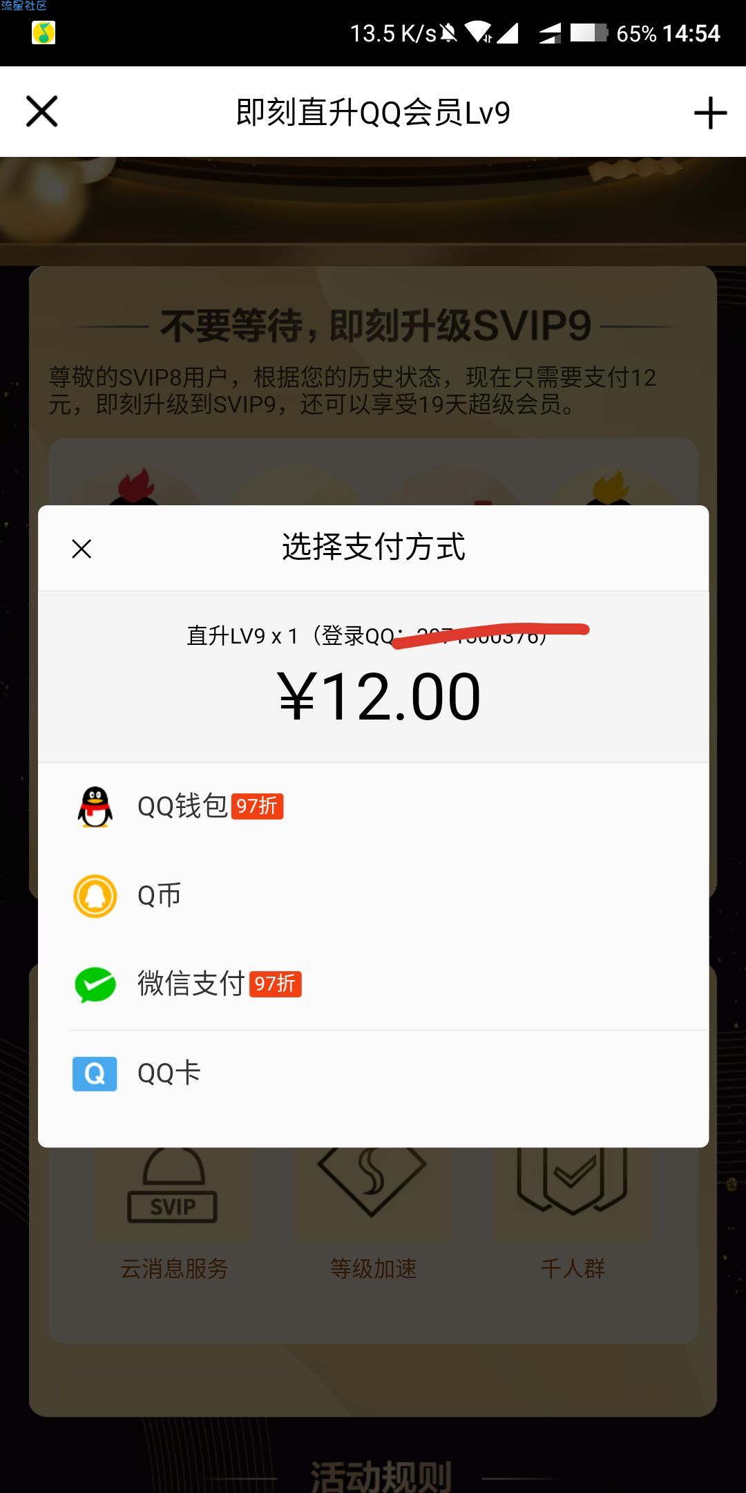 超级会员直升SVIP9