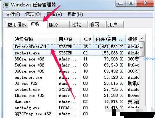  Win7系统下trustedinstaller.e
