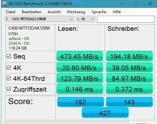  AS SSD Benchmark怎么看