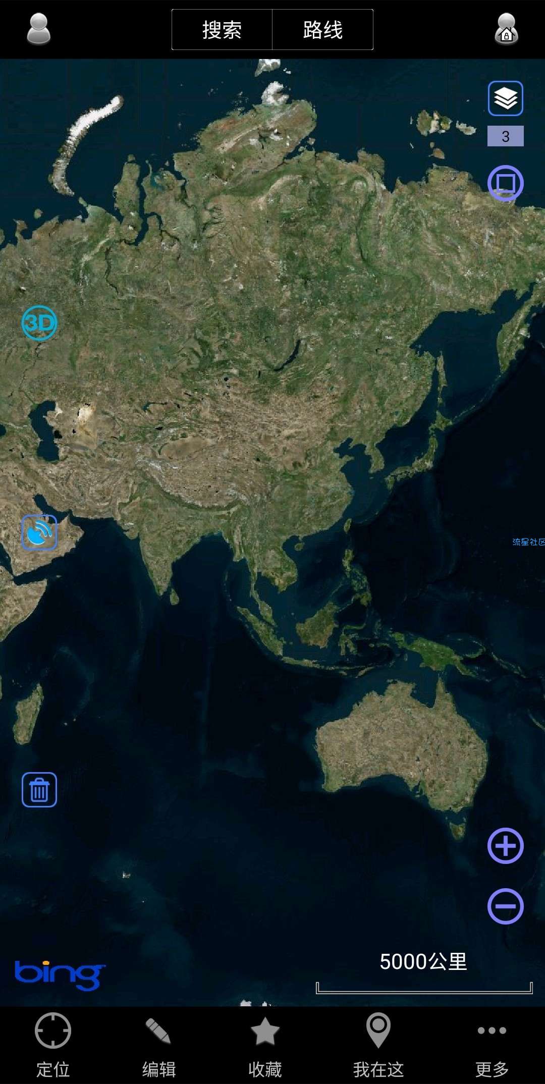 bing卫星地图图片