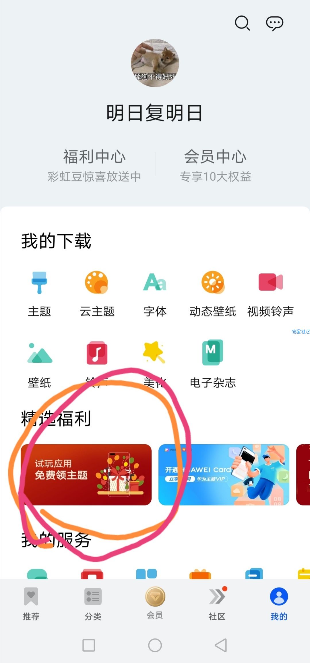 华为免费领主题壁纸会员券