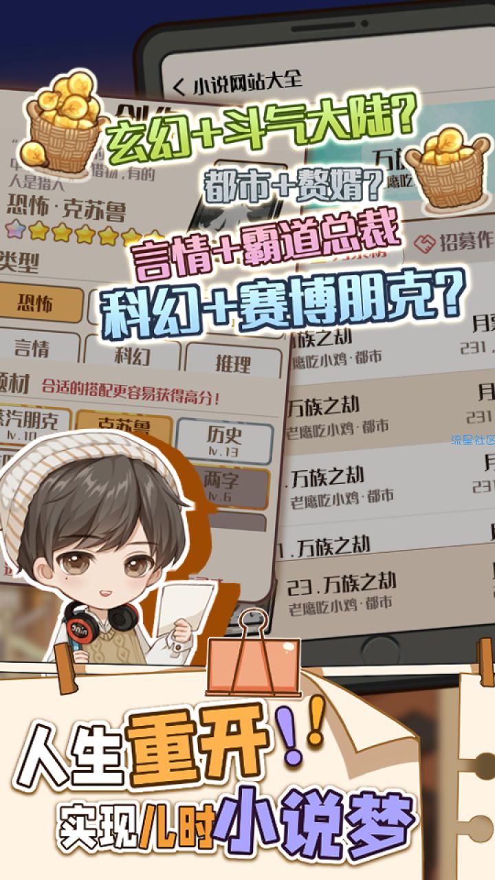  【游戏分享】小说家模拟2