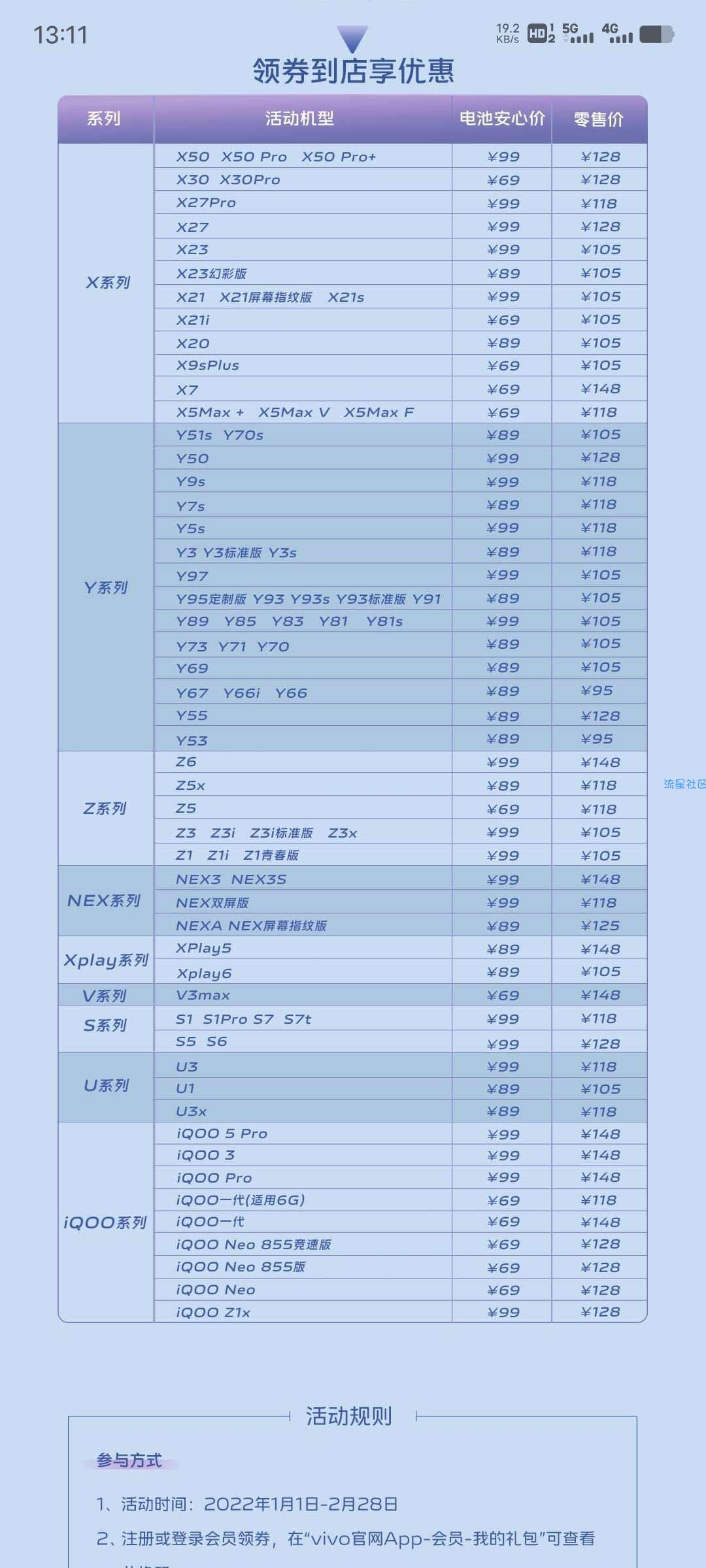 【实物专区】vivo官网的活动