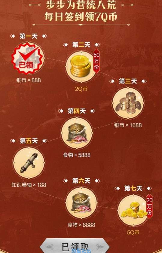 重返帝国注册保底10Q币