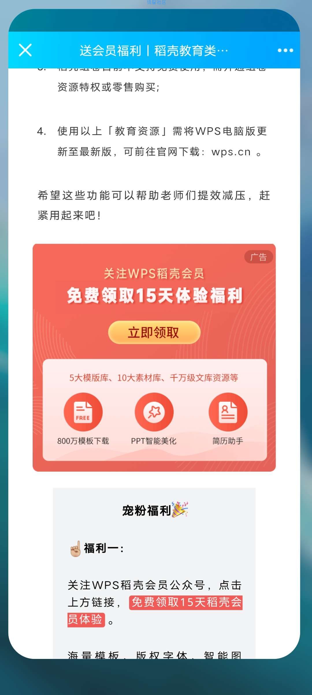 【虚拟物品】WPS会员