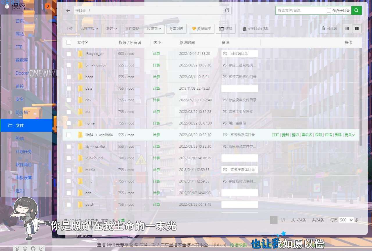 宝塔面板美化+图片