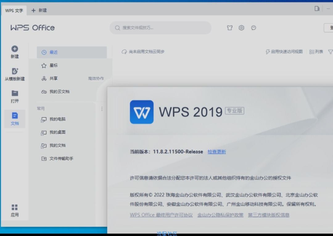 WPS Office 2019专业增强版
