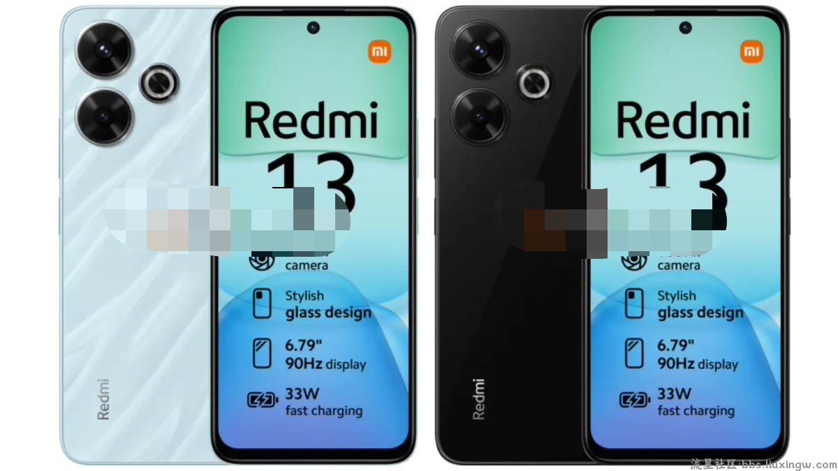 【手机资讯】红米海外新机Redmi 13 4G曝光：超大电池+LCD屏