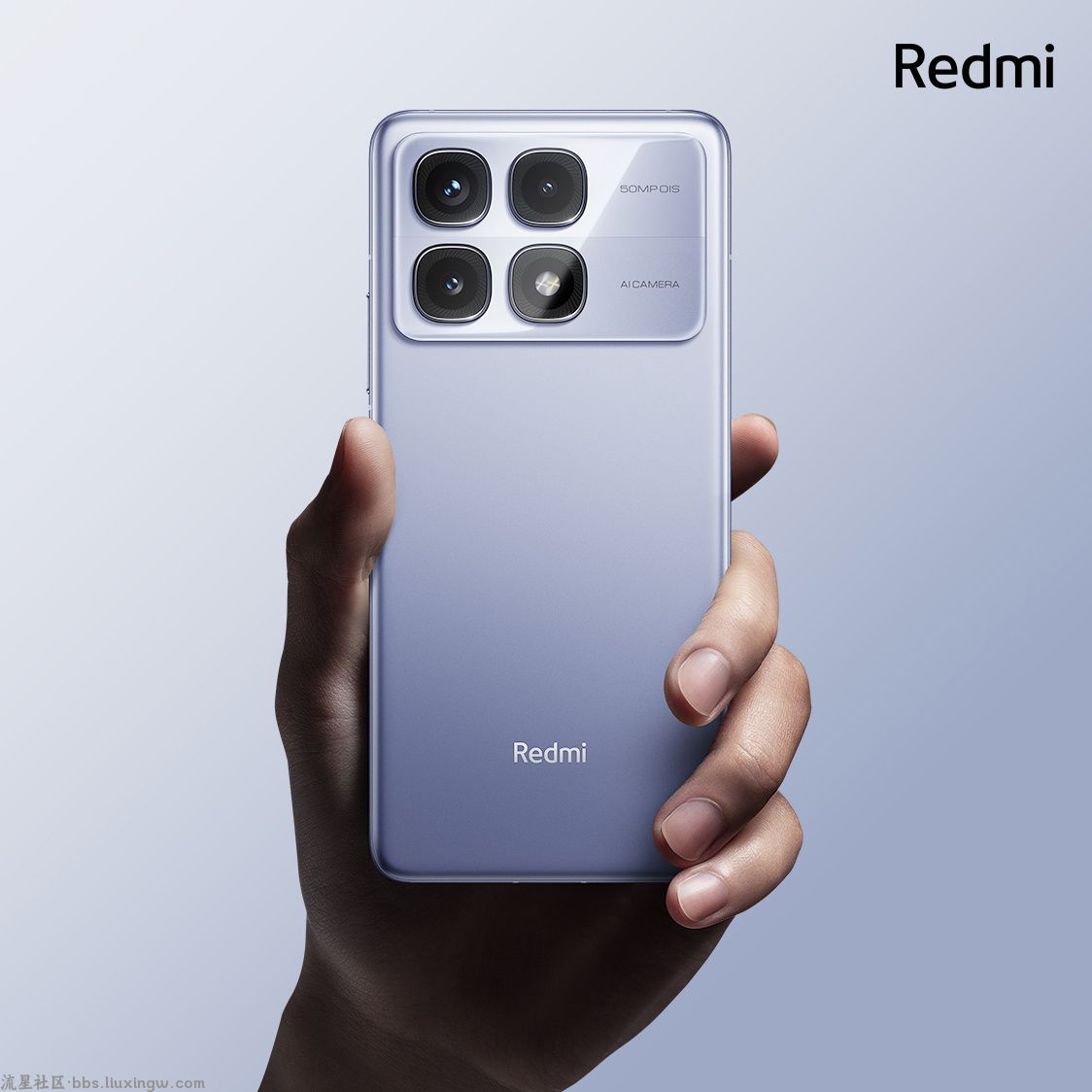 【手机资讯】小米Redmi K70至尊版手机“冰璃”官图公布