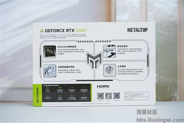 【电脑资讯】纯白高颜值！影驰RTX5060Ti金属大师白金版图赏