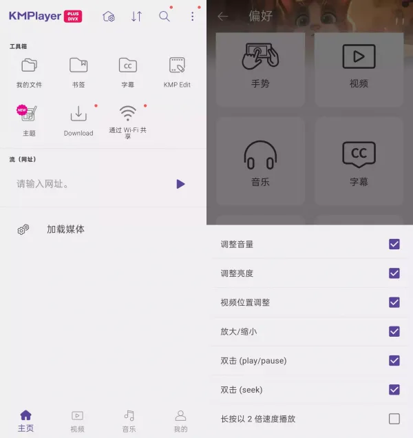KMPlayer Plus (Divx) v35.07.100 高级内购版 万能格式视频播放器 VIP会员解锁全部功能