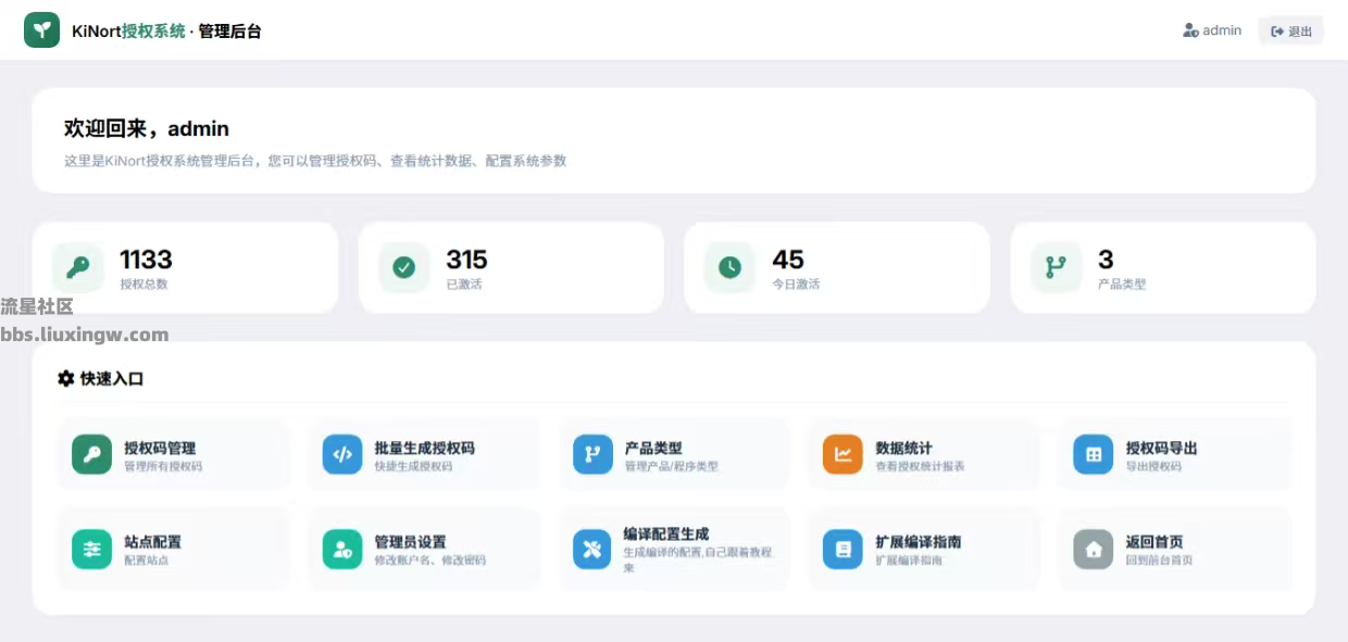 PHP授权管理系统，PHP扩展管理系统V1