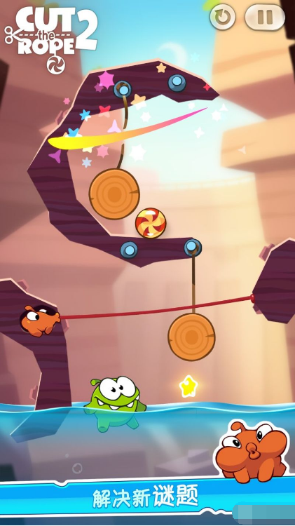 割绳子2 Cut the Rope 2 v1.9.0 全面的延续的第一部的经典之处