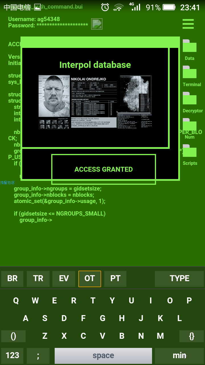 ［申精］高仿黑客入侵 v1.0  （Android）专业装逼