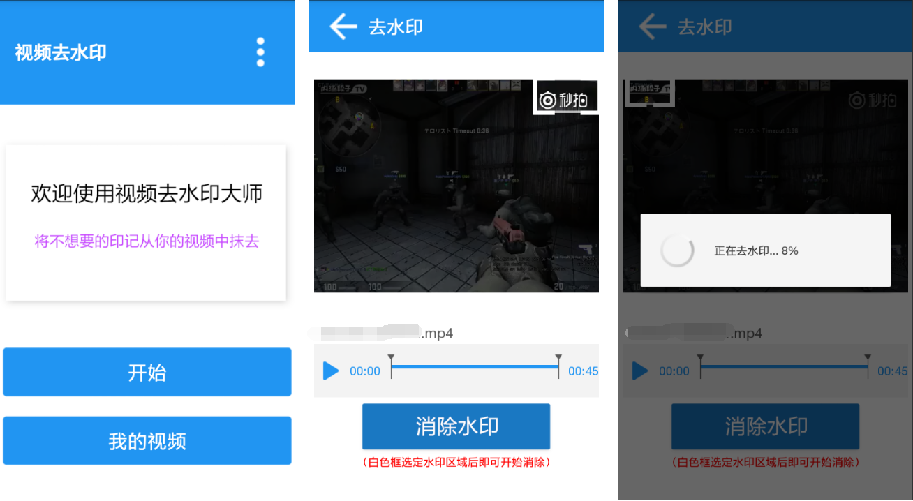 视频去水印