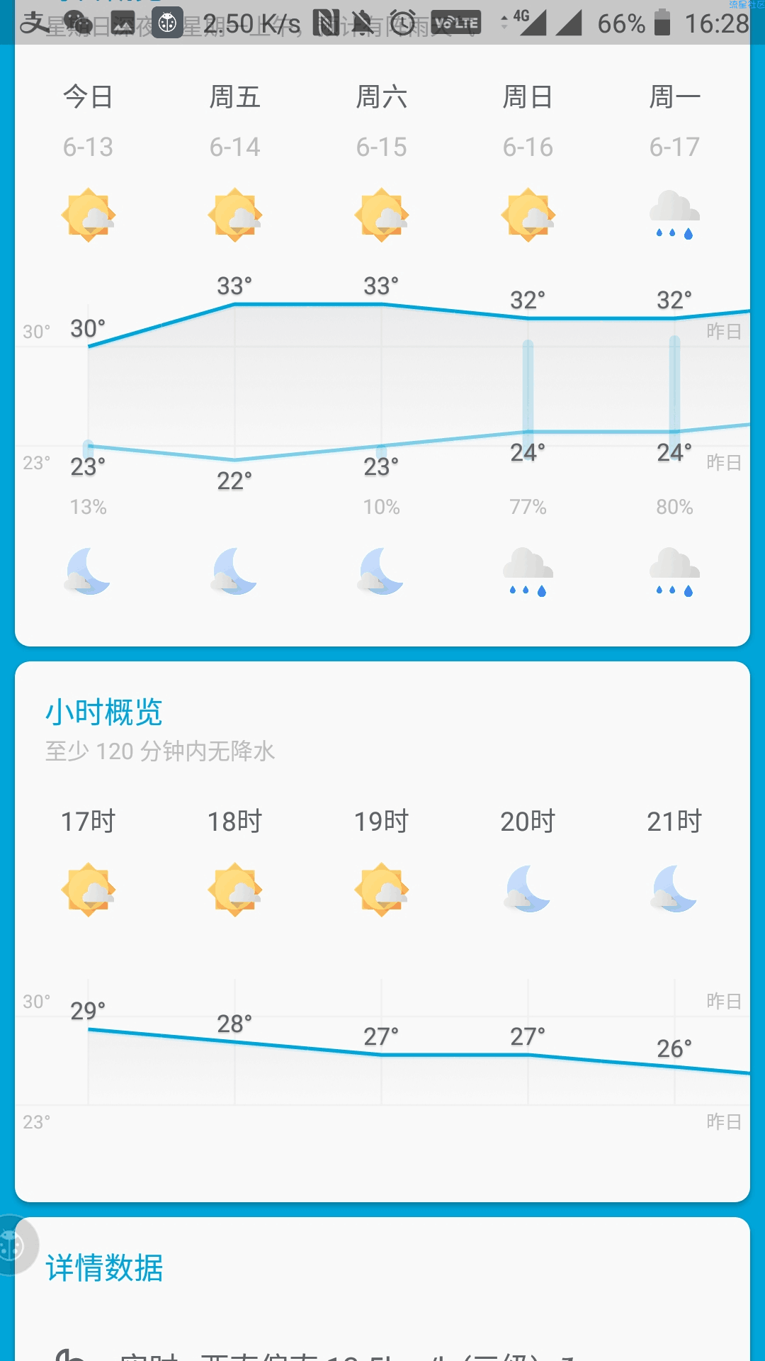 【分享】几何天气 2.302 去广告版 纯净的天气预报