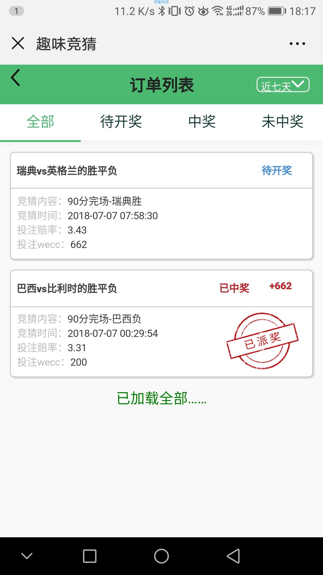 竞猜2次撸现金啦，老铁们