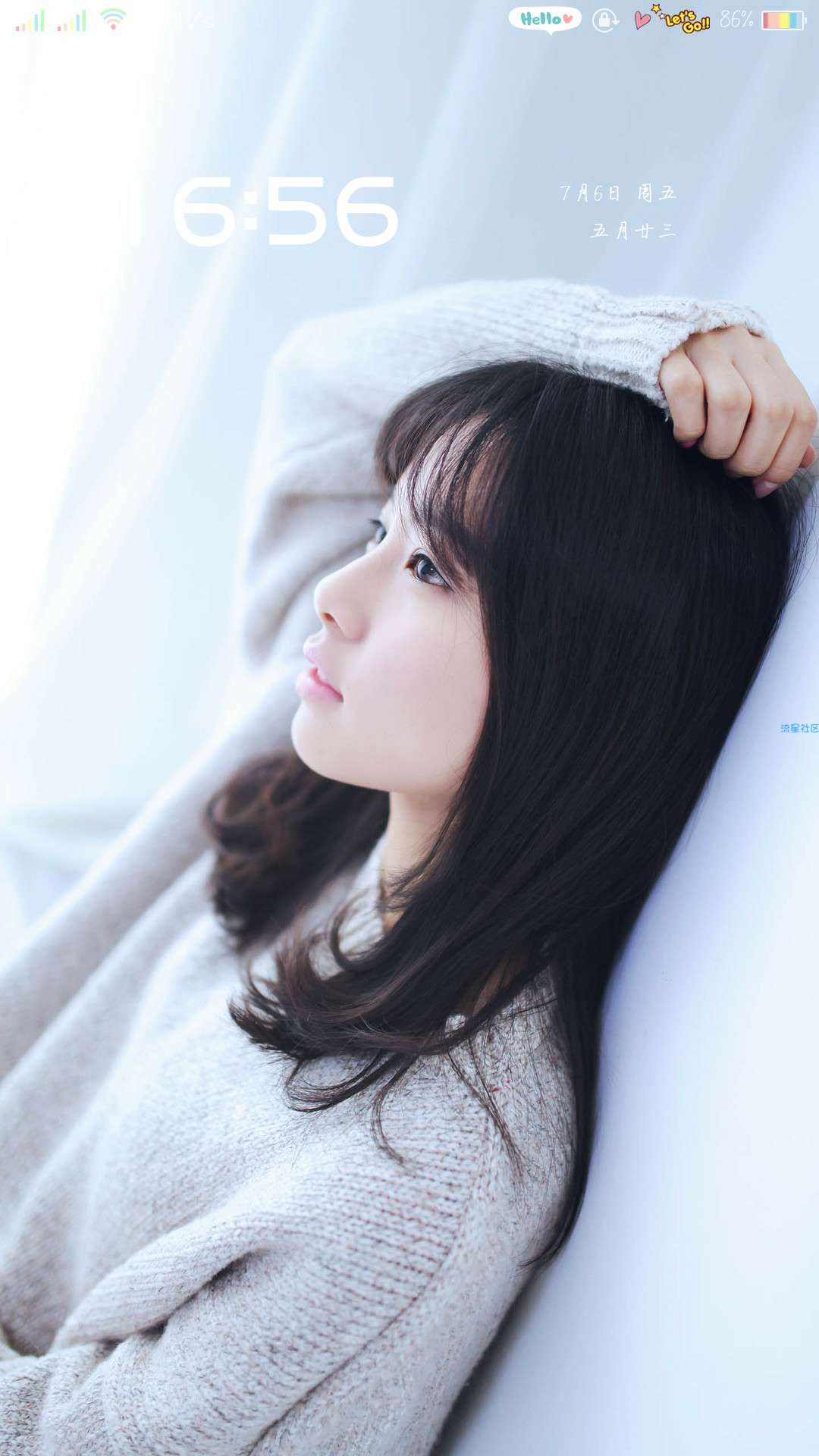 【手机美化】OPPO全局主题 彩虹电池 WiFi 信号