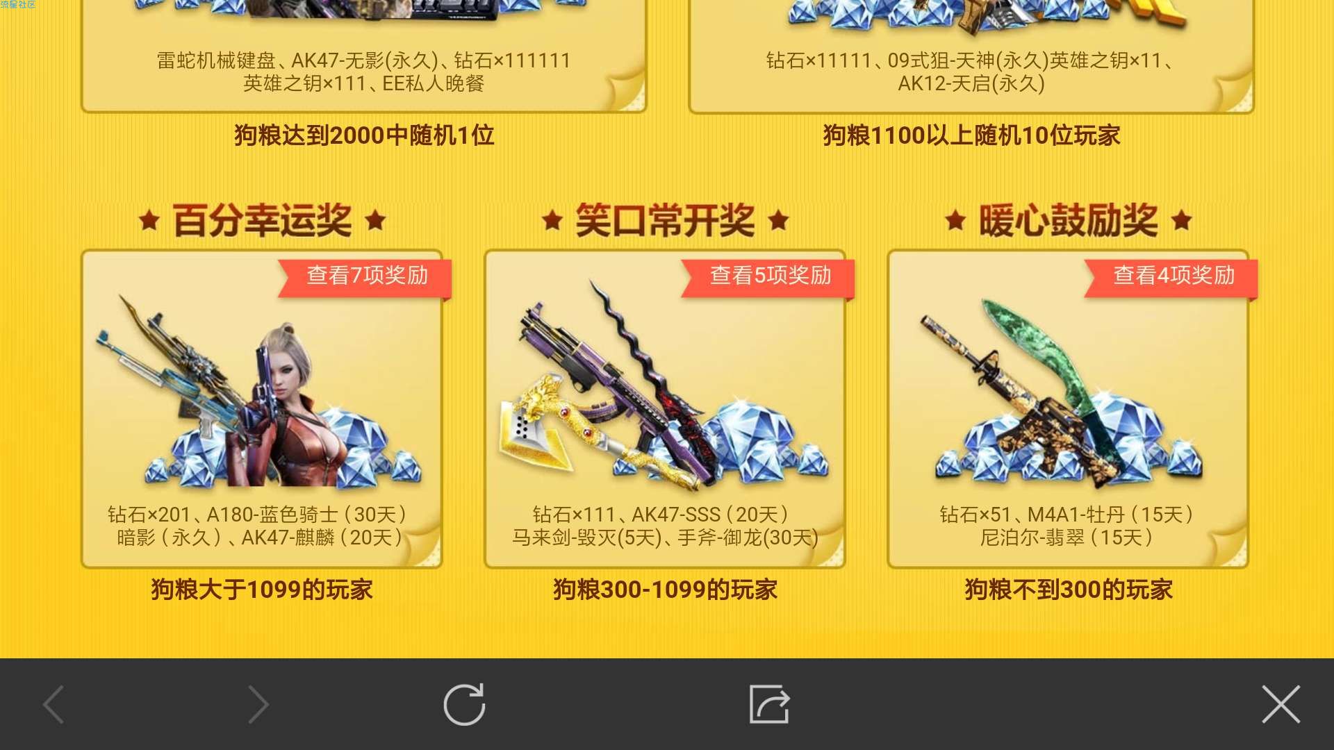 穿火手游必得钻石最高111111!
