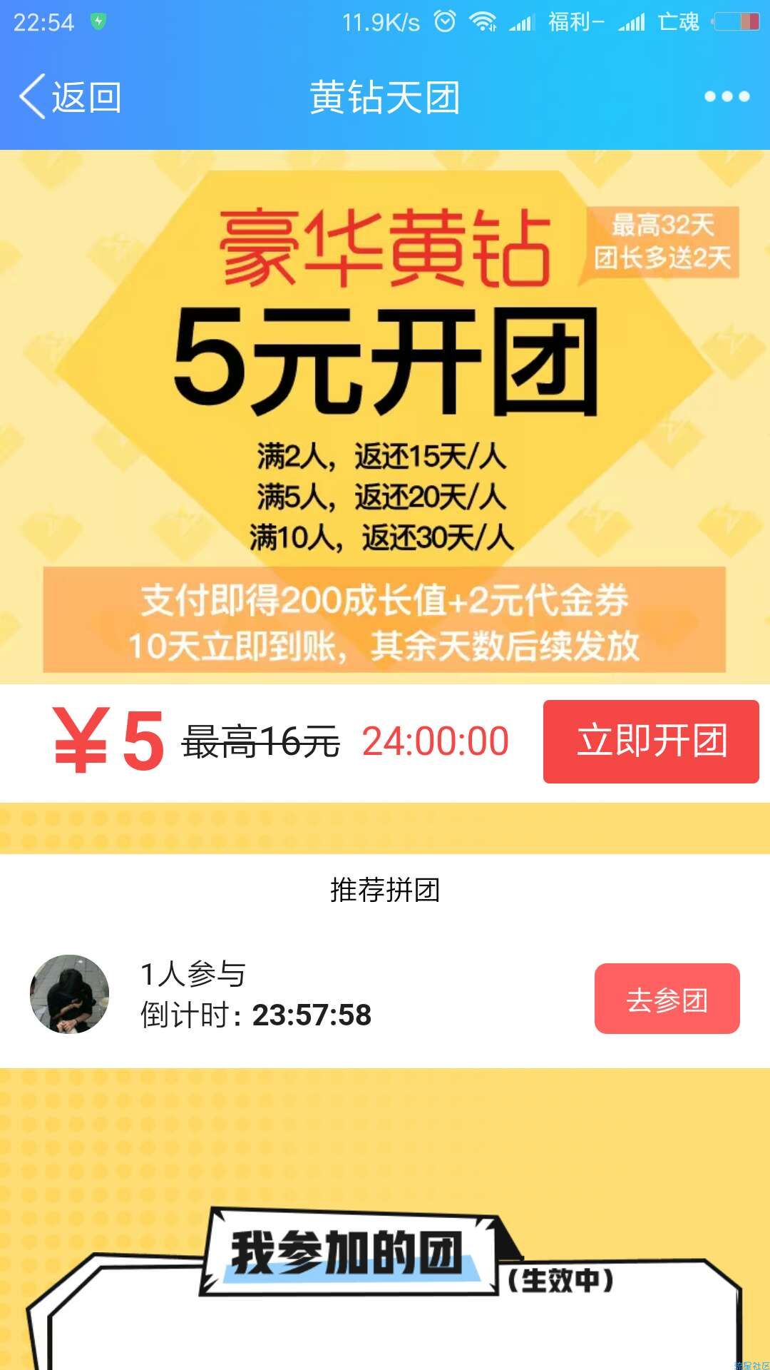 【虚拟道具】低价开黄钻