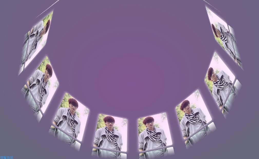 【源码】抖音3D旋转相册
