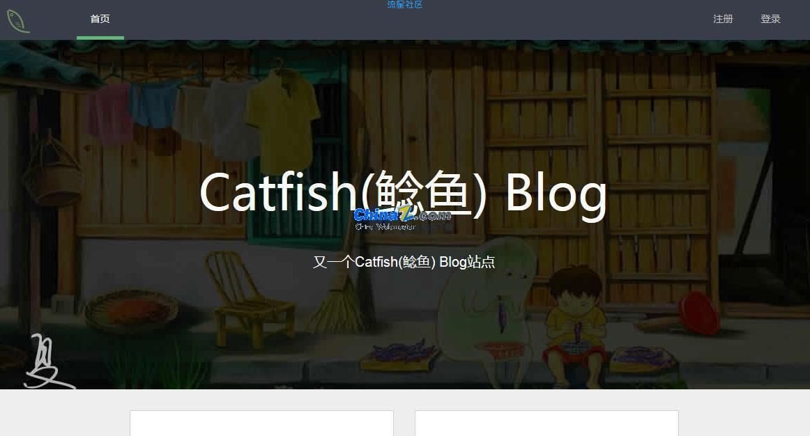 [网站源码]Catfish(鲶鱼)博客